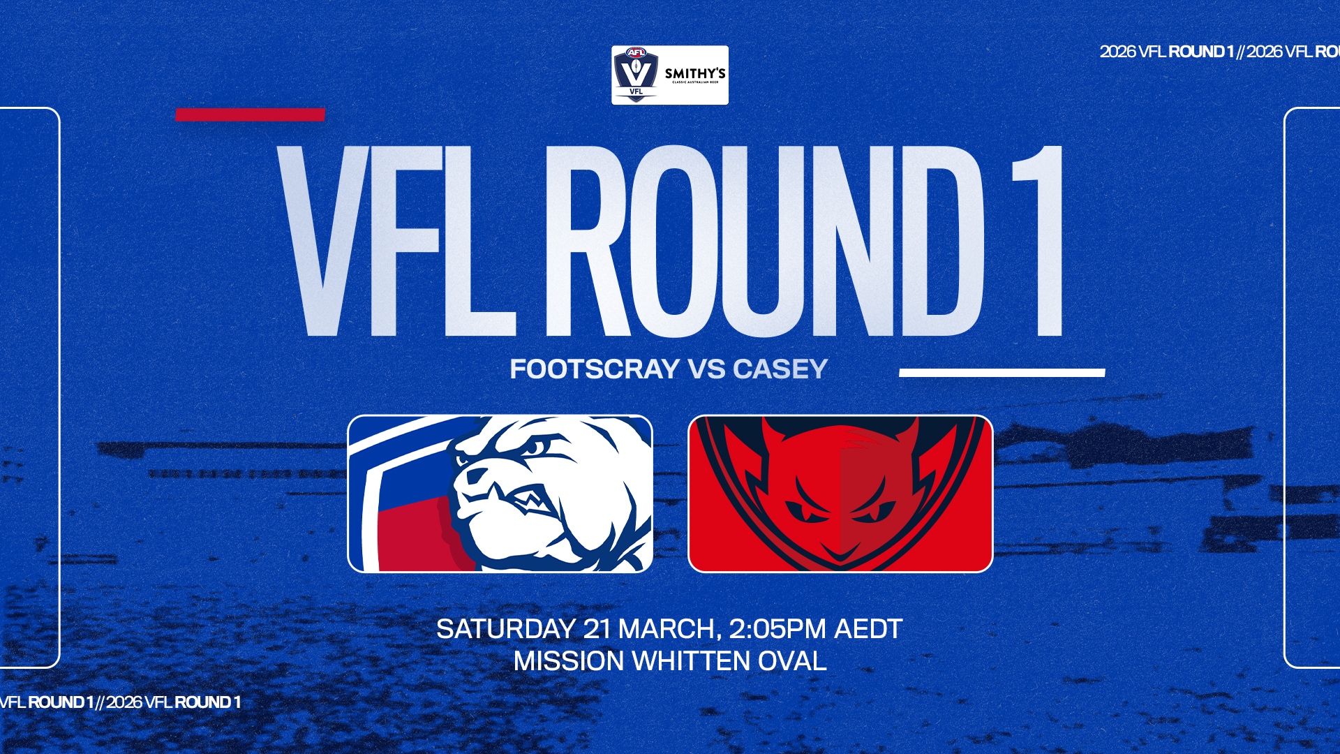 VFL: Footscray to host Casey in R1