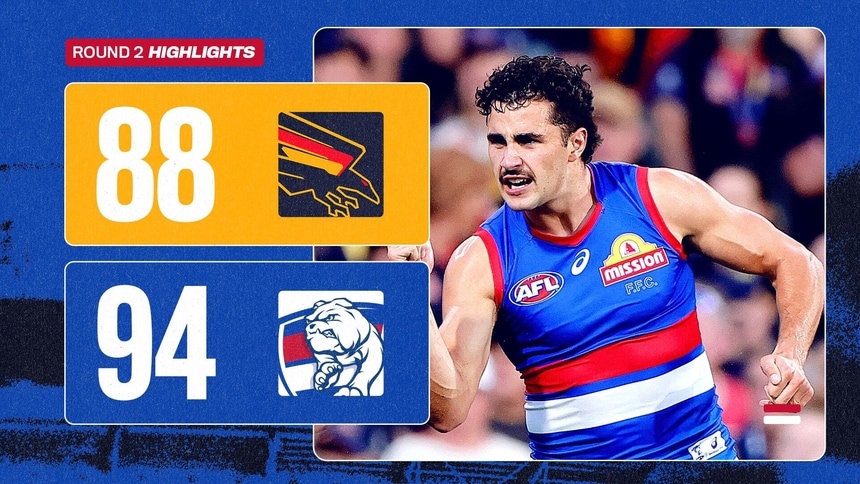 AFL R2 | Highlights: Adelaide v Western Bulldogs
